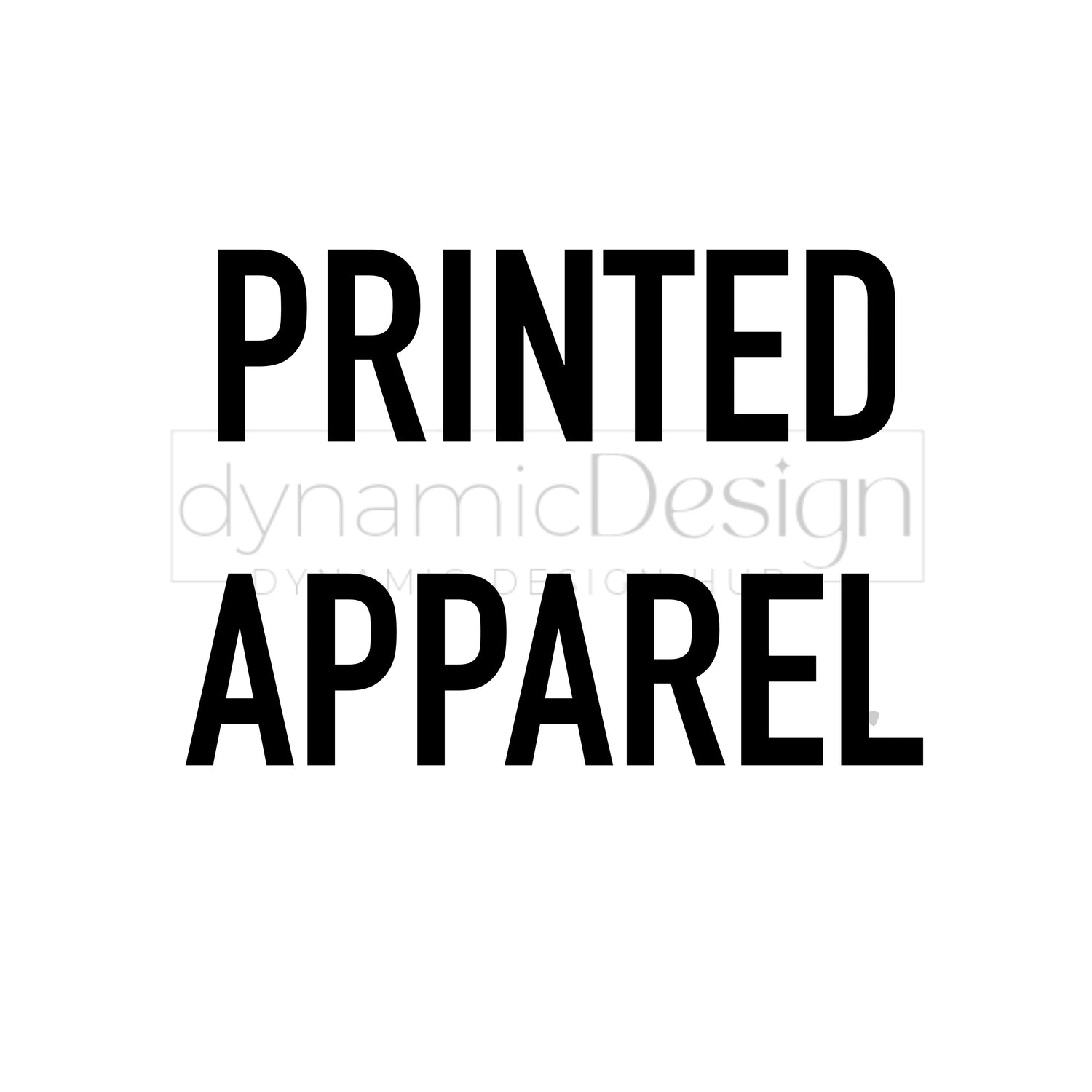 Printed Apparel