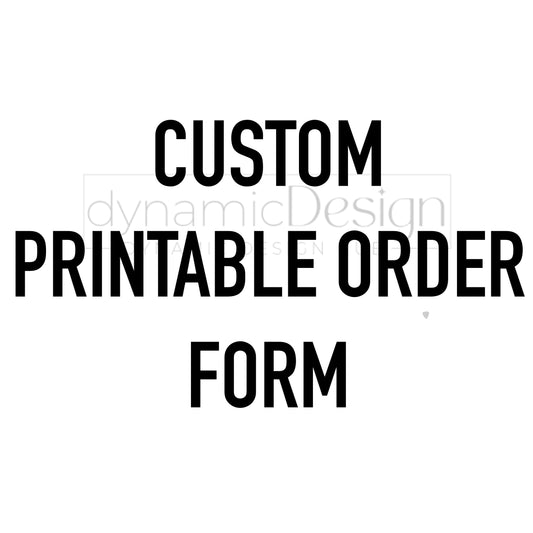 Digital order form